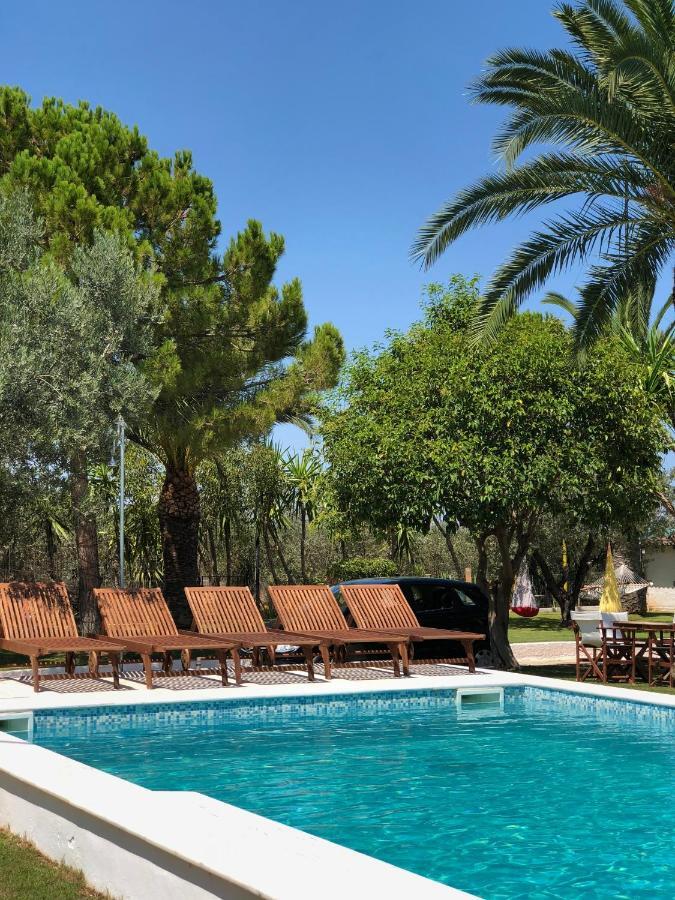Country Villa Peloponnese With Tennis Court And Pool Zevgolateíon Exterior foto